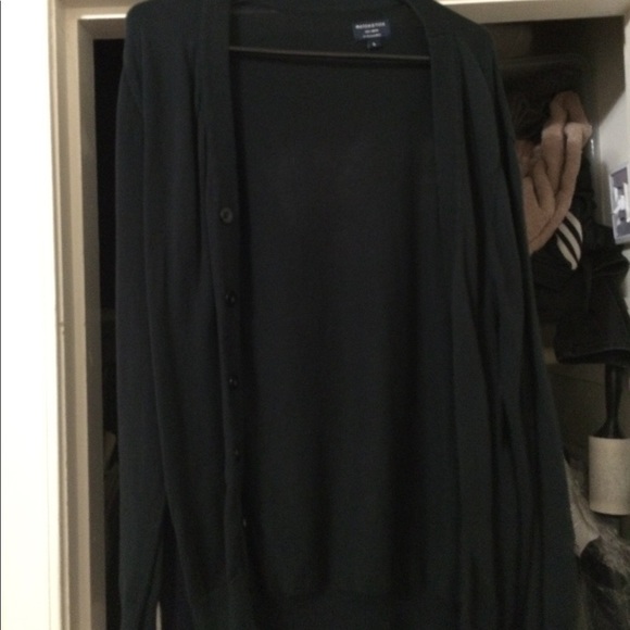 Men’s Matchstick Cardigan Sweater Black L - Picture 1 of 1